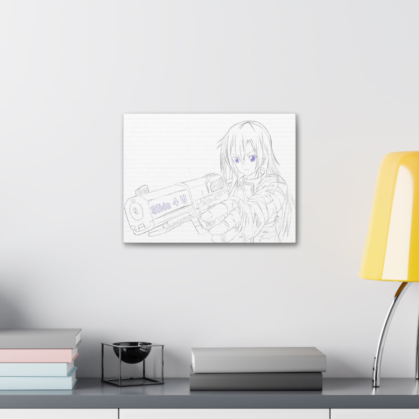 Girl Assassin Gloss Canvas