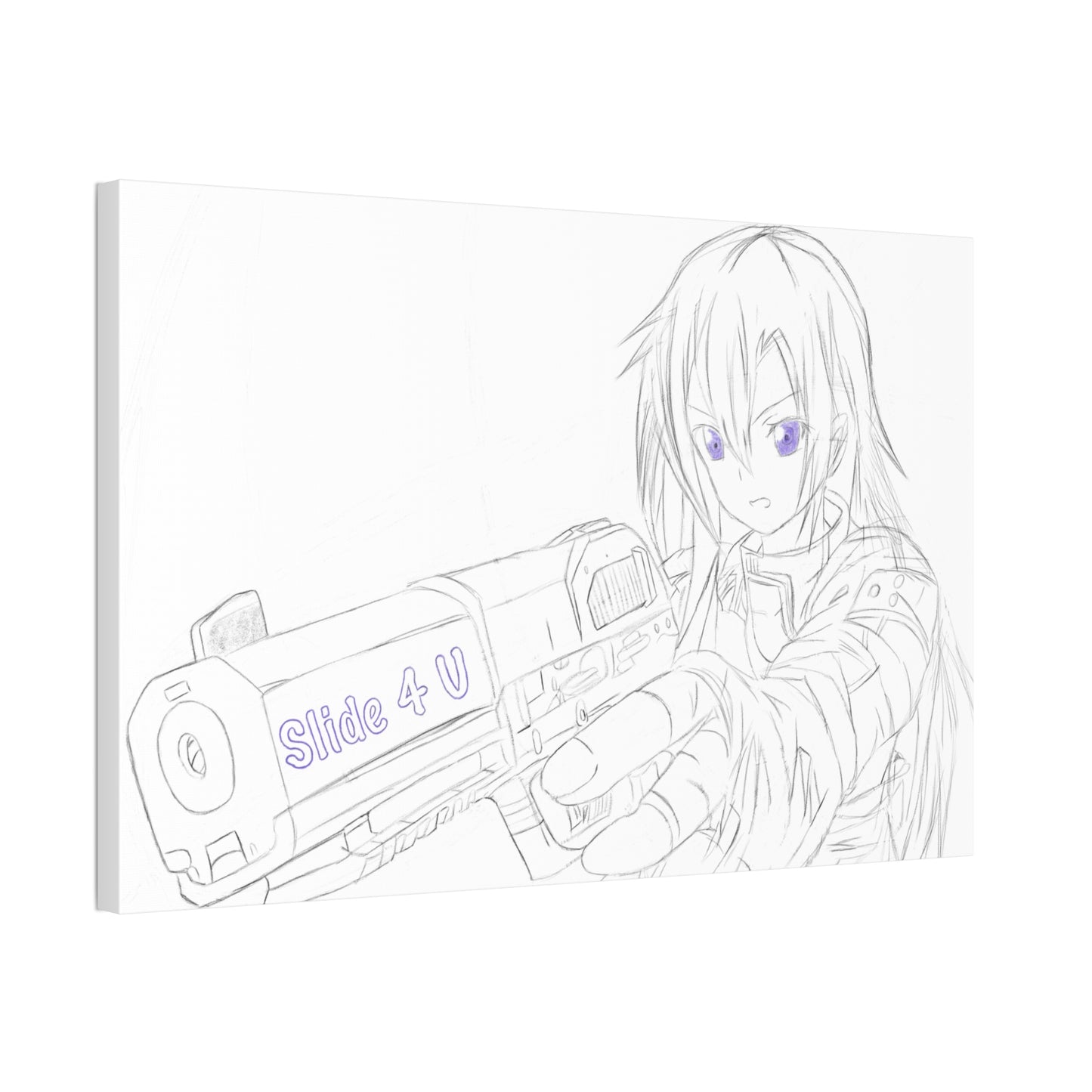 Girl Assassin Gloss Canvas