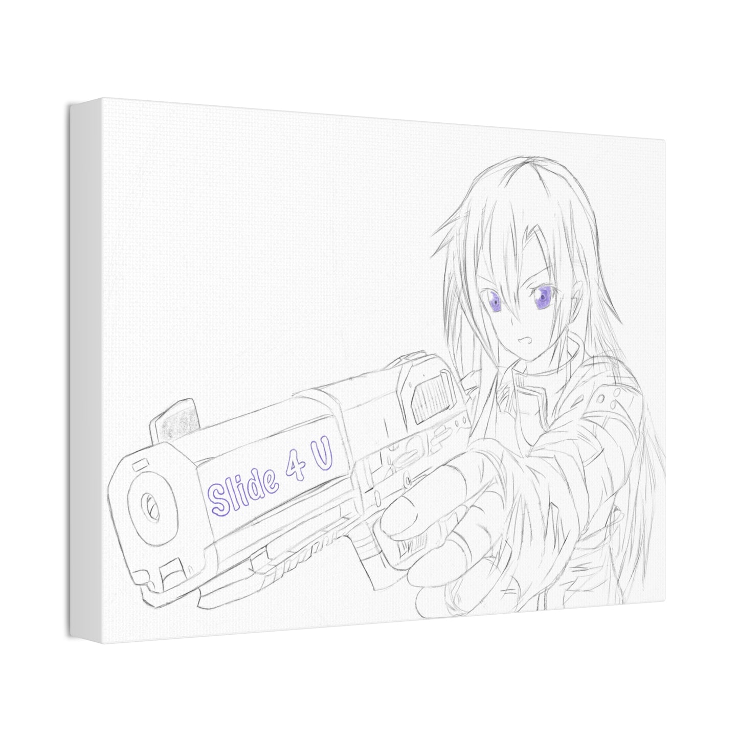 Girl Assassin Gloss Canvas