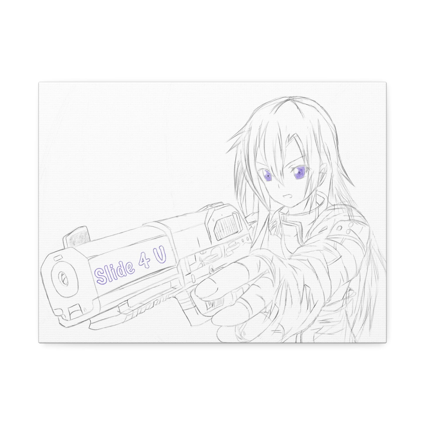 Girl Assassin Gloss Canvas