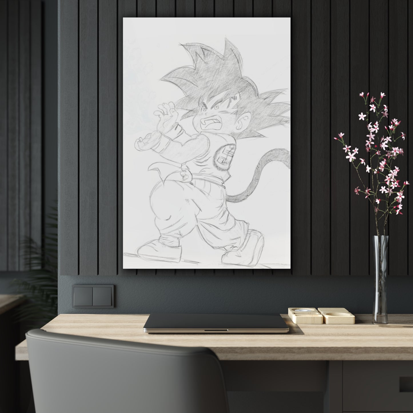 Goku Glass Canvas