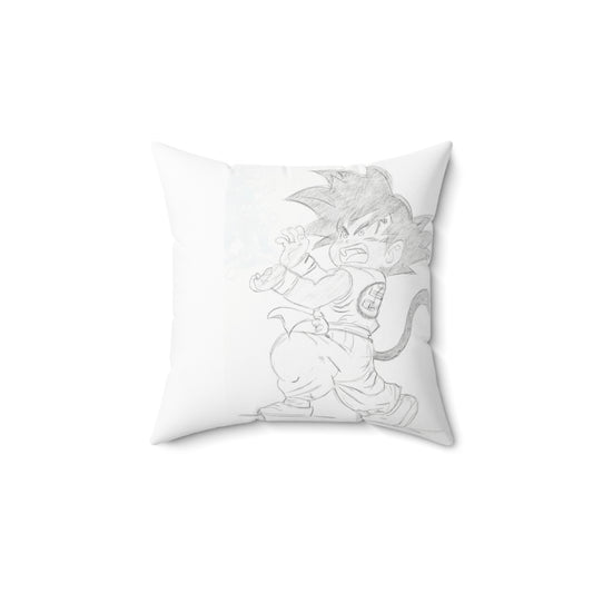 Goku Suede Square Pillow