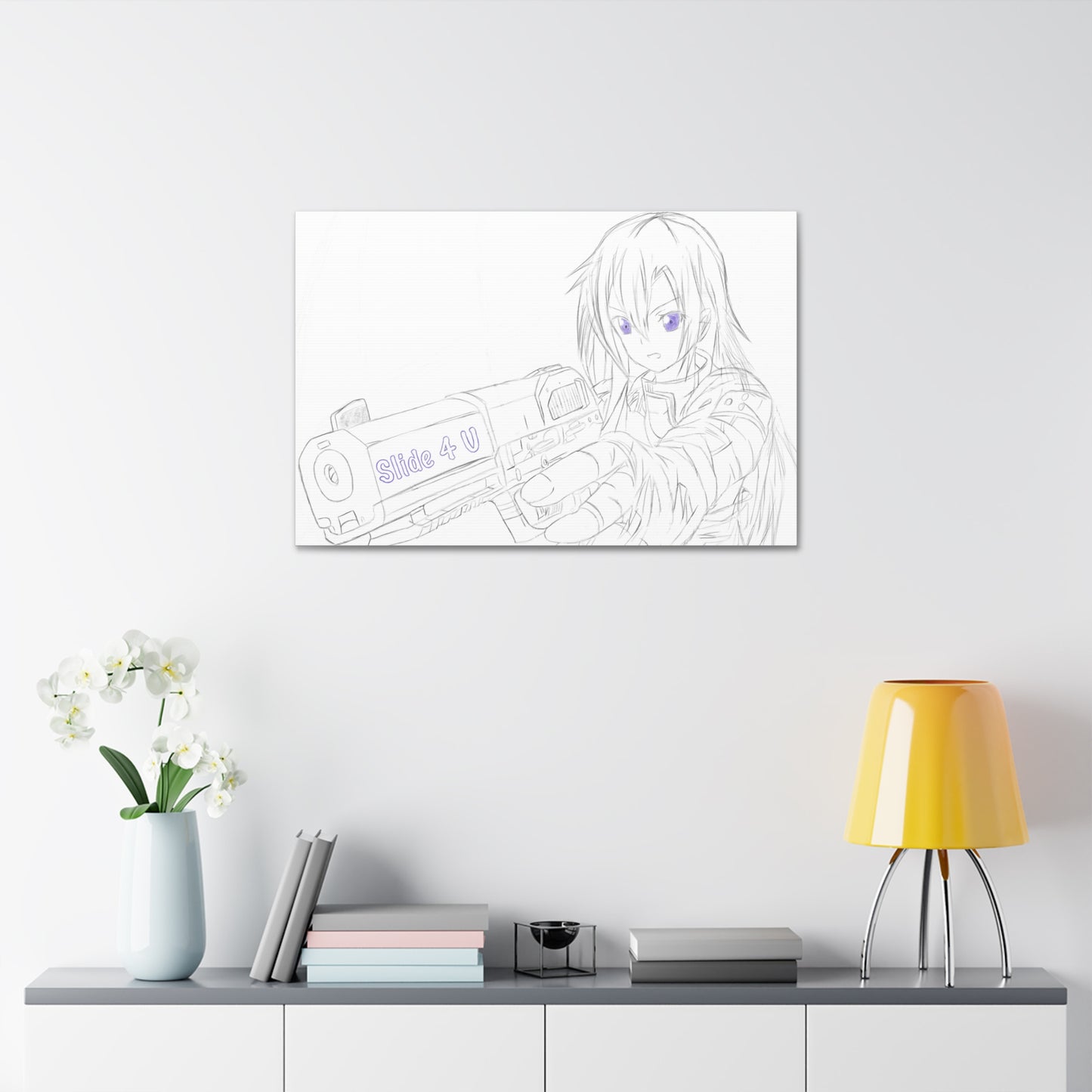 Girl Assassin Gloss Canvas