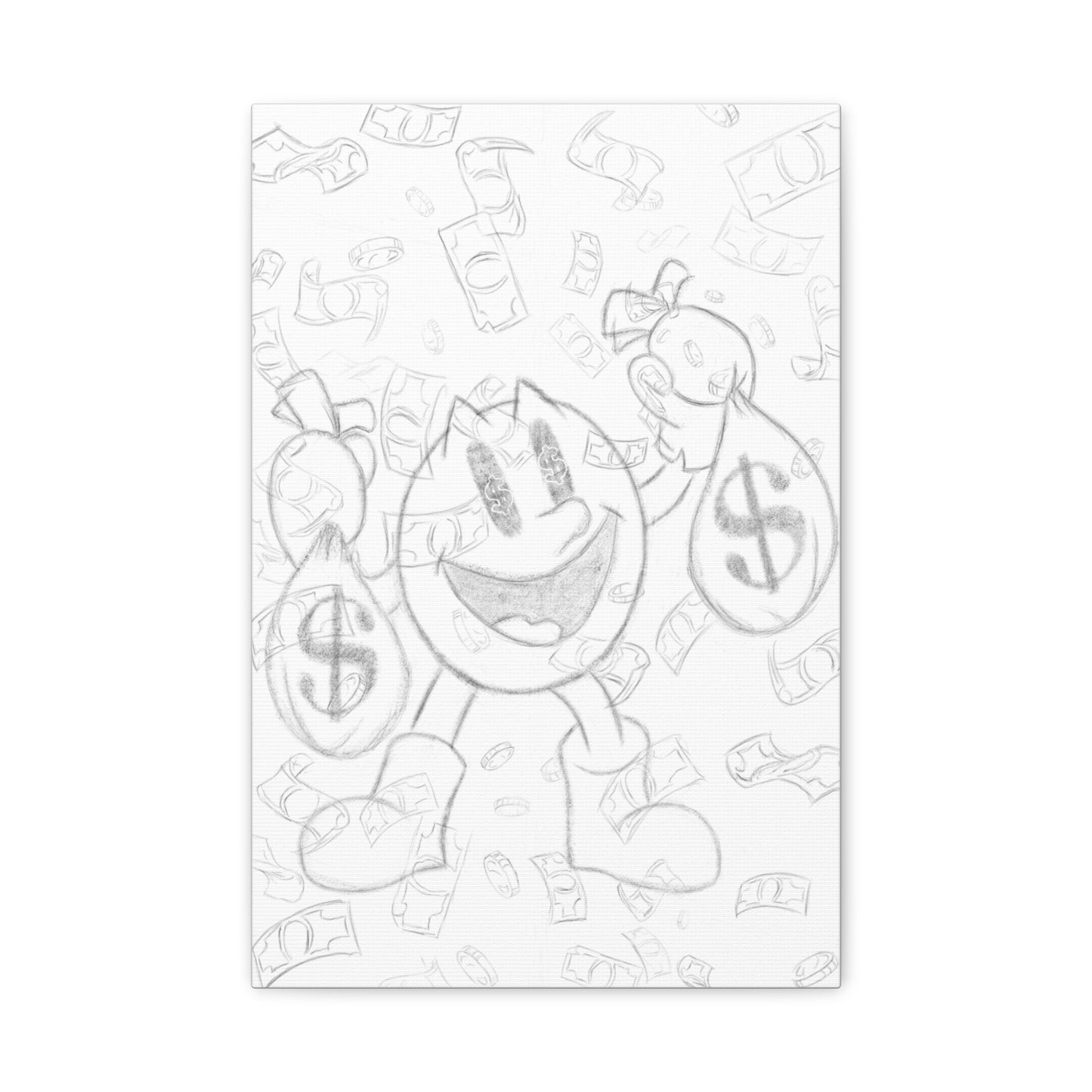 Pacman Cash Matte Canvas