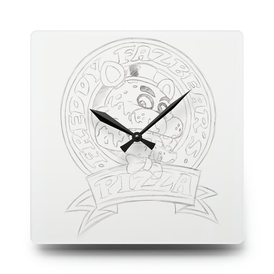 Freddy Fazebear Logo Wall Clock